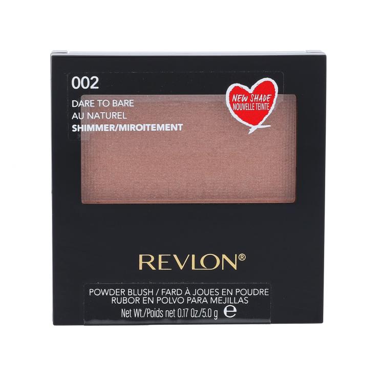 Revlon Powder Blush Rouge für Frauen 5 g Farbton  002 Dare To Bare