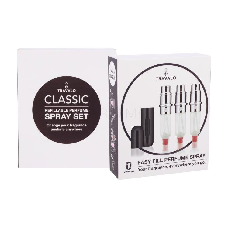 Travalo Classic Nachfüllbarer Flakon 3x5 ml Farbton  Black